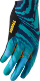 THOR Sportmode Damascus Gloves, Aqua, XL, Part Number 3330-9289
