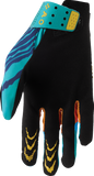 THOR Sportmode Damascus Gloves, Aqua, 2XL, Part Number 3330-9290