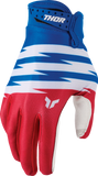 THOR Youth Launchmode Shockie Gloves Red/Blue XS 3332-2311