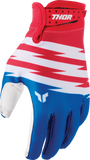 THOR Youth Launchmode Shockie Gloves Red/Blue XS 3332-2311