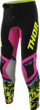 THOR Youth Sportsmode Punk'd Pants Black/Fuchsia, US 24, Part Number 2903-2731