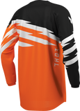 THOR Youth Launchmode Shockie Jersey, Fluo Orange/Black, Large, Part Number 2912-2747