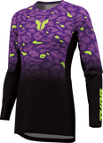 THOR Women's Launchmode Spotted Jersey Black/Purple, Medium, Part Number 2911-0401