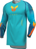 THOR Sportmode Damascus Jersey - Aqua, Small, Part Number 2910-8821