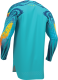 THOR Sportmode Damascus Jersey - Aqua, Small, Part Number 2910-8821