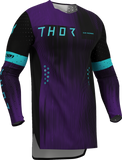 THOR Sportmode Vanish Jersey Black/Purple XL, Part Number 2910-8839