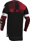 THOR Sportmode Vanish Jersey, Black/Red, Large, Part Number 2910-8843