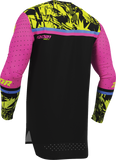 THOR Sportmode Punk'd Jersey Black/Fuchsia, Small – Part Number 2910-8856