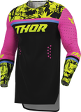 THOR Sportmode Punk'd Jersey Black/Fuchsia Large 2910-8858