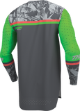 THOR Sportmode Punk'd Jersey Charcoal/Green, XL - Part Number 2910-8864