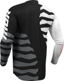 THOR Launchmode Shredder Jersey Black/White 2XL – Part Number 2910-8876