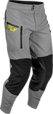 FLY Racing Patrol Elite Pants Grey/Black/Hi-Vis, Size 28, Part Number 380-77128