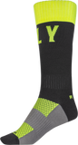 Fly Racing MX Pro Socks Hi Vis/Black Small/Medium - Part #350-0530S