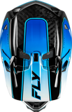 Fly Racing Yth Werx R Flow Carbon Youth Helmet Black, Blue & White