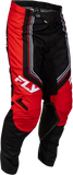 Fly Racing Kinetic DBK Pants Black/Red/White, Size 38 – Part Number 380-53438