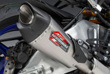 Yoshimura 13101BP520 AT2 Stainless Steel Street Exhaust with Matte Carbon Fiber End Cap