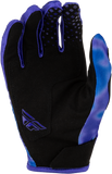 FLY RACING Youth Kinetic Blur Gloves Blue/Navy YS 380-411YS