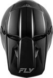 Fly Racing Kinetic Solid Matte Black Motorcycle Helmet, Medium, Part A0029740MD