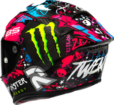 HJC 100.8 oz RPHA 1N V2 Carbon Helmet - Funky Diablo MC8, FB27NUS3108V