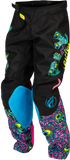 Fly Racing Youth Kinetic Mutant Pants Black/Multi Size 22, Part Number 379-53522
