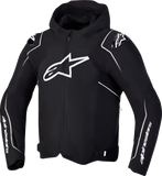 Alpinestars Zaca V2 Waterproof Motorcycle Jacket Black/White Medium 3201127-12-M