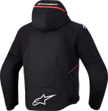 Alpinestars Zaca V2 Waterproof Motorcycle Jacket Black/Red Fluo Small 3201127-1030-S