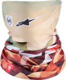 Alpinestars Buff Peaks PrimaLoft Neck Tube - Earth Brown, One Size, Part Number 4751127-8067-OS