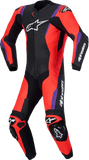 Alpinestars Missile v3 1-Piece Leather Racing Suit Black/Red Fluo/Purple US 42 / EU 52, Part 3150127-1682-52