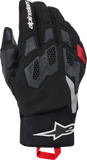 Alpinestars Maxdura Drystar Waterproof Dual Sport Motorcycle Gloves, Black/Deep Gray, XL, Part 3520627-1614-XL