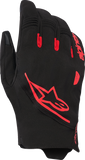 Alpinestars Faster V3 Plasma Drystar Gloves Black/Fluo Red 3XL, Part 3560227-1030-3XL