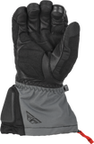 Fly Racing Aurora Gloves Black/Grey 4X – Insulated Waterproof Motorcycle Gloves with Touch Screen Compatibility