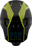 Fly Racing Youth Formula Carbon Tracer Helmet Hi Vis/Black Yellow - Part 73-4442YL