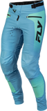 Fly Racing Rayce Sonar Youth Bicycle Pants, Teal/Aqua, Size 26, Part Number 380-06526