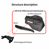ZETA 35.56 cm Xc Pro Convert Handguard Black ZE74-1010