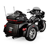 Vance and Hines 4-Inch Twin Slash Round Slip-On Exhaust, Model HD Dresser 95-16, Part Number 16763