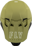 Fly Racing Formula CC Centrum Helmet Matte Olive Green and Black XS
