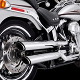 Vance & Hines 3-Inch Twin Slash Chrome PCX Slip-On Exhaust, Model 16343