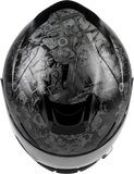 Fly Racing Sentinel Mech Motorcycle Helmet Black/Grey/Red Small 73-8431S