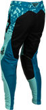Fly Racing Women's Lite Flake Riding Pants Aqua/Teal/Black, Size 9/10, Part 380-63109