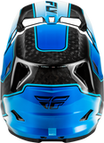 Fly Racing Werx R Flow Carbon Helmet Black Carbon/Blue/White XS
