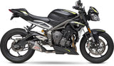 Yoshimura 19680BP521 Street AT2 Works Slip-On Exhaust, Stainless Steel, Carbon Fiber