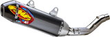 FMF Factory 4.1 RCT Slip-On Exhaust with Stainless Steel Mid-Pipe and Carbon Fiber End Cap, Part 045713