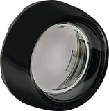 Kuryakyn Deep Dish Bezel for Bullet Turn Signals, Smoke Lens, Gloss Black, Model 5480