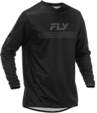 Fly Racing 379-990S Universal Black and White Motorcycle Jersey