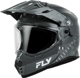 Fly Racing Trekker Granite Helmet Grey/Grey 2X, Part Number 73-70422X