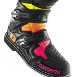 Gaerne SG-12 Motocross Boots Black/Orange/Pink Size 12, Part Number 2174-108-47