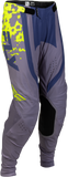 Fly Racing Women's Lite Flake Motorcycle Pants Lavender/Blue/Yellow Size 3/4, Part 380-63203
