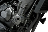 Puig Vintage 2.0 Black Frame Sliders for Honda Rebel 500 and SCL500, Part Number 21045N