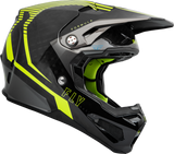 Fly Racing Youth Formula Carbon Tracer Helmet Hi Vis/Black Yellow - Part 73-4442YL