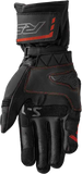 RST S1 Leather Motorcycle Gloves Black/Red, Small – Part Number 103650RED-08